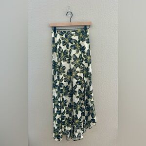 Topshop long floral skirt